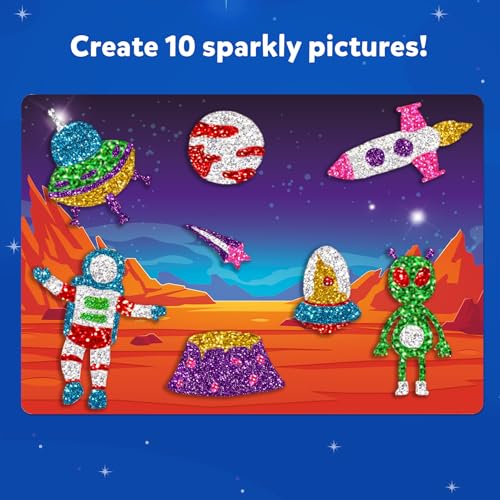 Skillmatics Foil Fun Christmas Ornaments, Mess Free Art Craft Kit for Kids Ages 4-9 S207