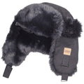 Urban Classics - Trapper Dog Ear Black Winter Hat - Megean