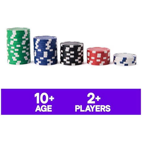 Spin Master Games Cardinal Classics 300-Piece Poker Set with Aluminum Case G10767