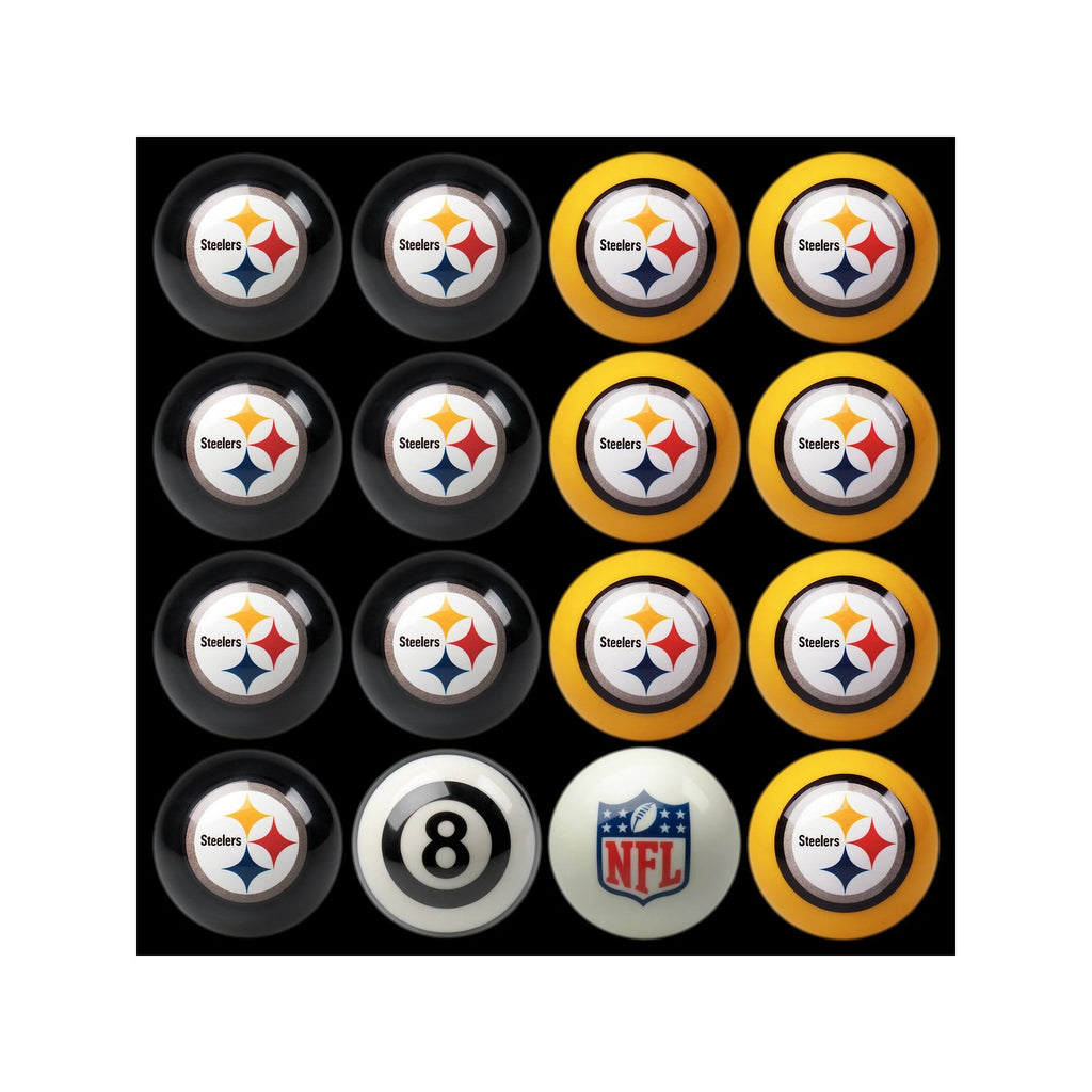 Imperial Home vs. Away Billiard Ball Set Pittsburgh Steelers R3519