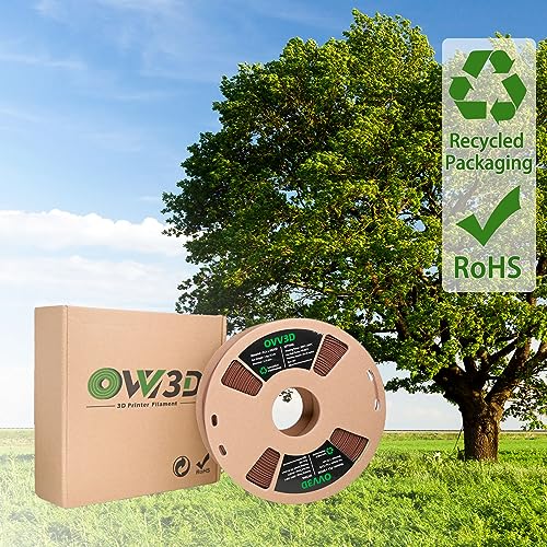 OVV3D Wood PLA Filament Bundle 1.75mm 200g 4 Pack Y521193