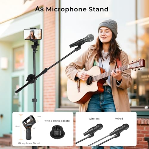 Aureday 14'' Selfie Ring Light with 62'' Tripod Stand and Phone Holder W597