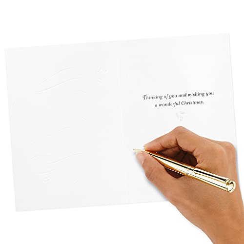Hallmark Boxed Christmas Cards, Green and Gold (40 Cards with Envelopes) X681435