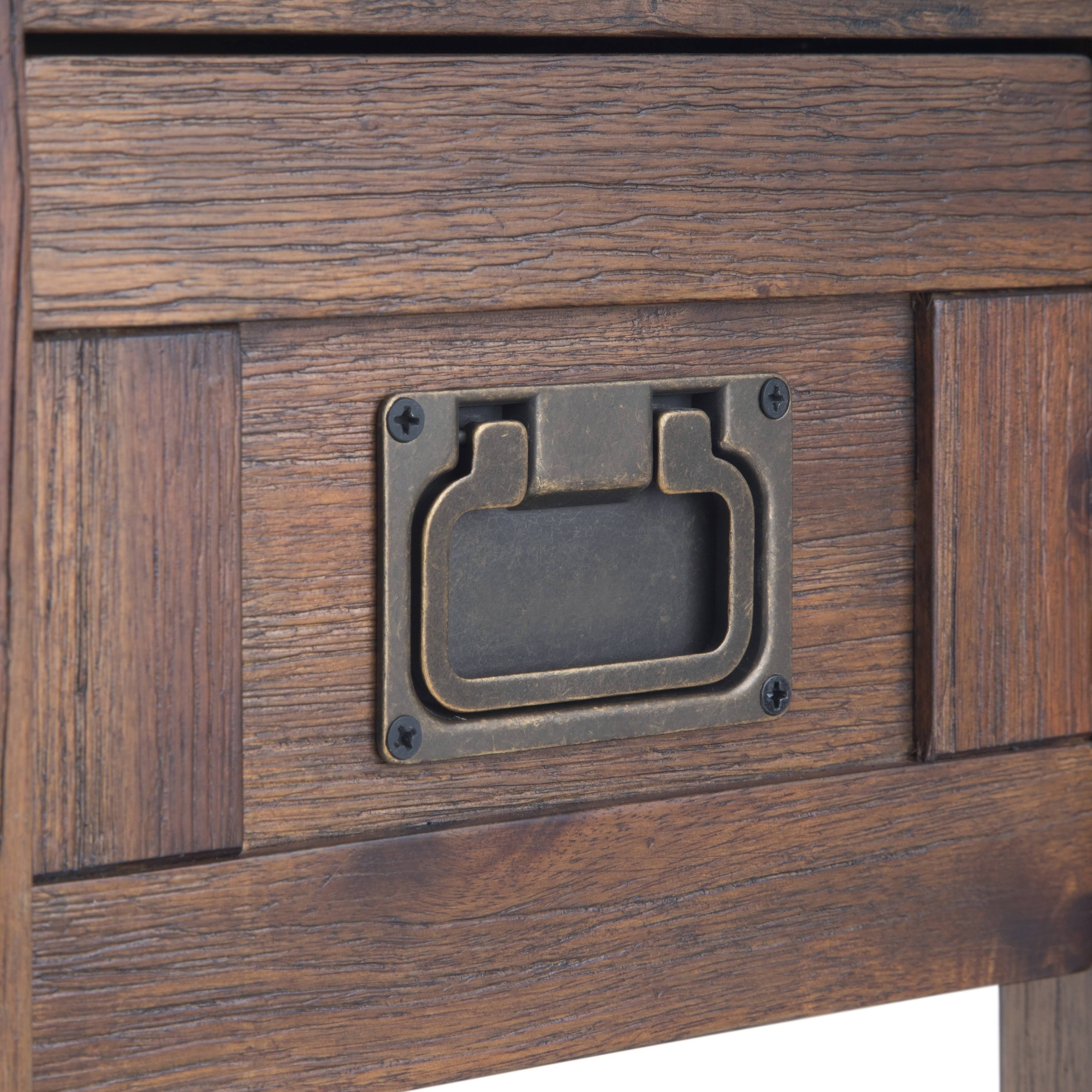 Wyndenhall Garret Solid Acacia Wood Narrow Side Table T26290