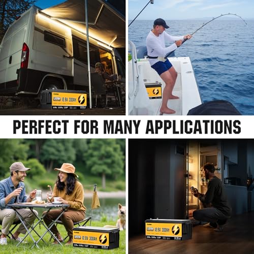 12V 200Ah LiFePO4 Battery with 200A BMS for RV, Marine, Solar G469