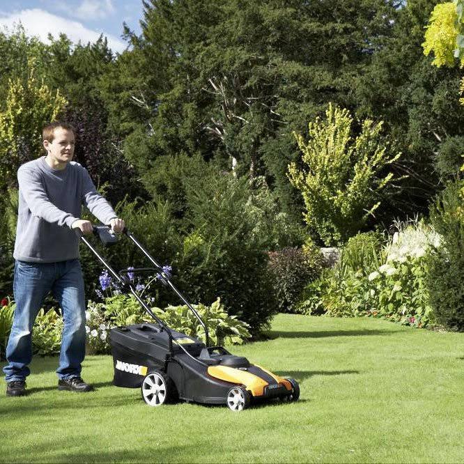 Worx 14x22 Cordless Push Lawn Mower 24V L754