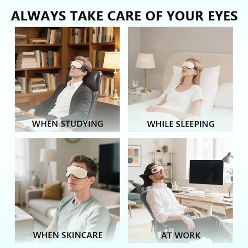 Heated Eye Massager for Dry Eyes and Migraine Relief I10378