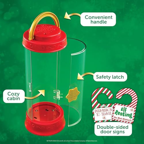 Elf on the Shelf Christmas Tradition Box Set with Blue Eyed Boy Elf, Story Book and Scout Carrier H317619