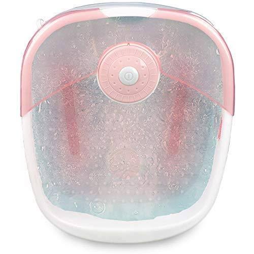 Foot Bath with Heat Maintenance Foot Massager, Pink Y4146
