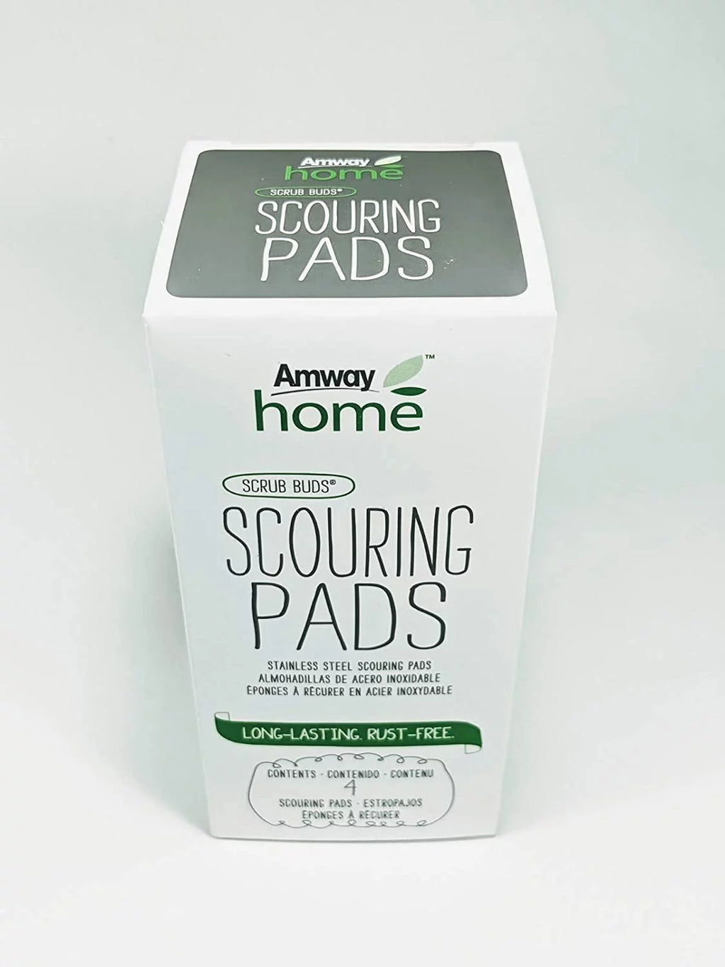 Amway Scouring Pads Stainless Steel 4 Pack R60533