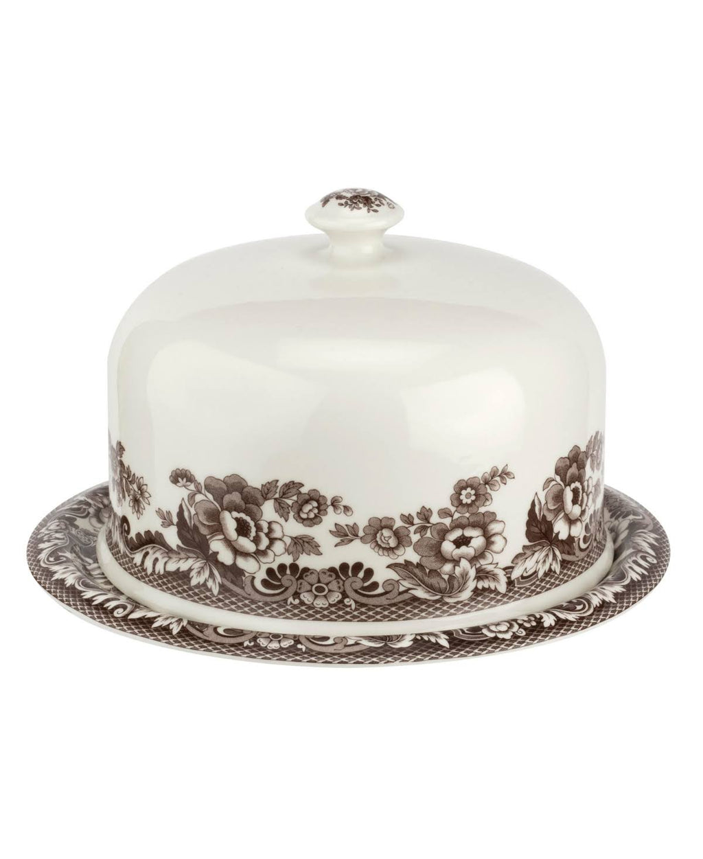 Spode Woodland 2 Piece Serving Platter with Dome (Turkey)
