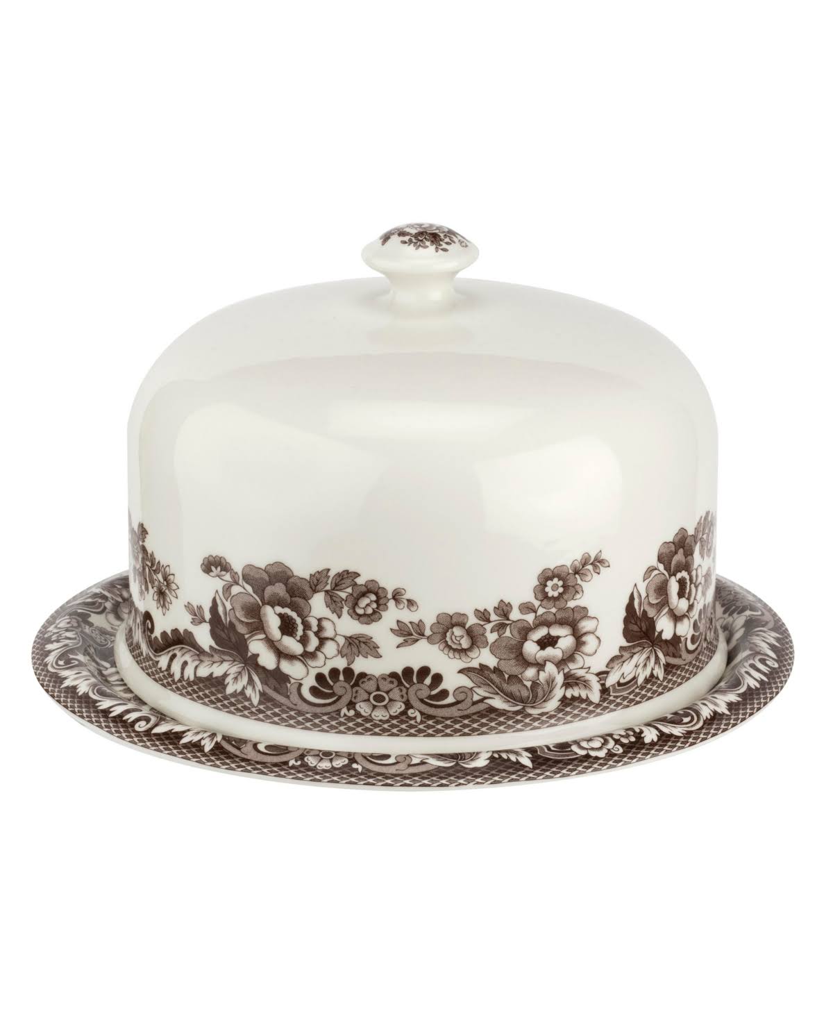 Spode Woodland 2 Piece Serving Platter with Dome (Turkey)