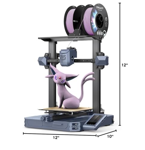 Creality K1C 3D Printer, 600mm/s High-Speed Printing, Carbon Fiber Support B672644