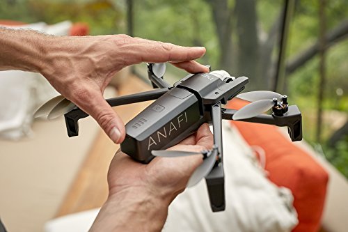 Parrot PF728000 ANAFI Drone, Foldable 4K HDR Camera Quadcopter, Dark Grey U91873