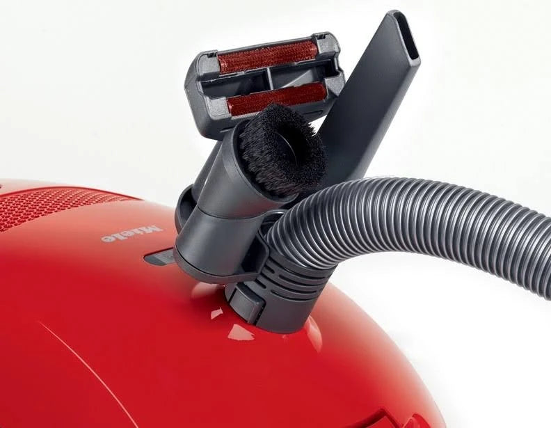 Miele Classic C1 Titan Canister Vacuum, AirClean/HEPA, Mango Red Y311