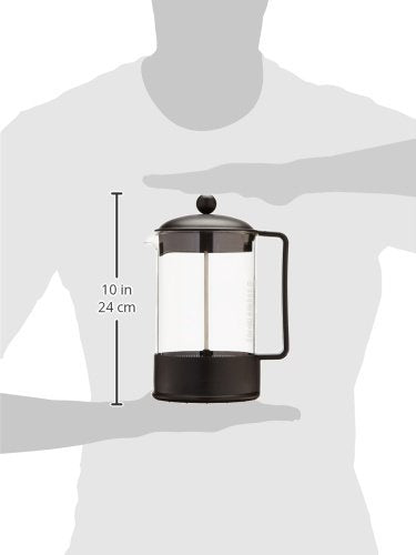 Bodum Brazil French Press Coffee Maker, 51oz, Black S748