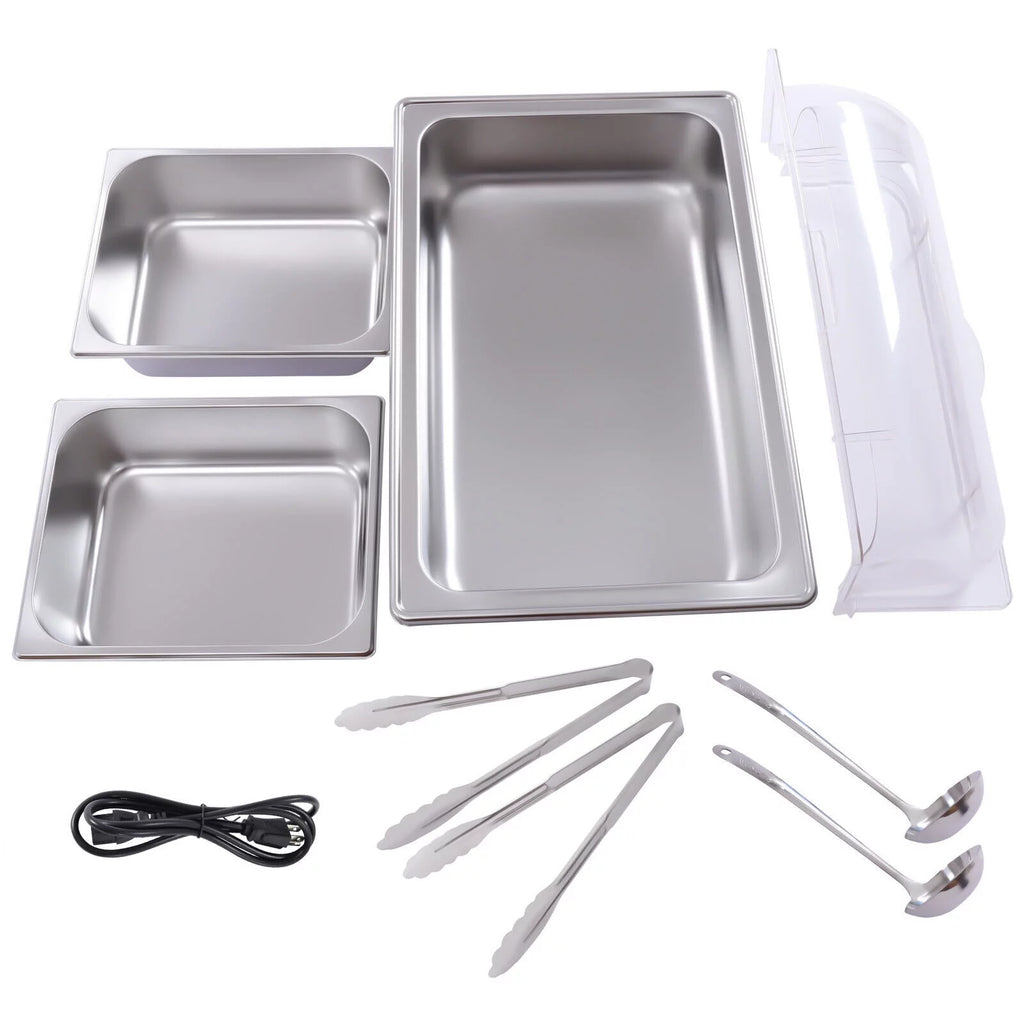 Electric Chafing Dish Buffet Set Food Warmer for Catering Parties C49666