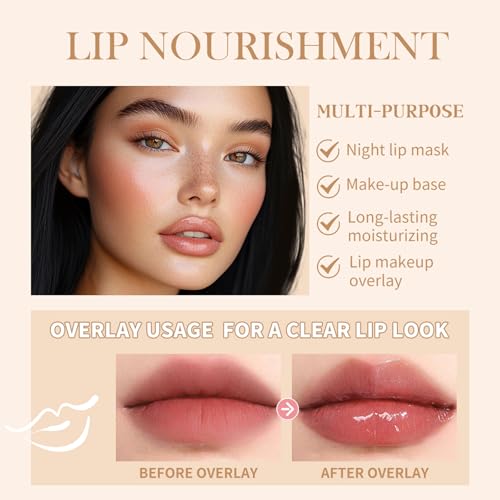 URQT Lip Butter Balm 4PCS, Hydrating Nourishing Lip Care with Natural Oils H306