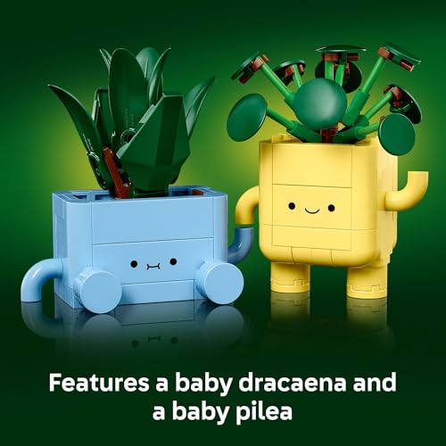 LEGO Botanicals Happy Plants Building Toys for Ages 9+ Q204