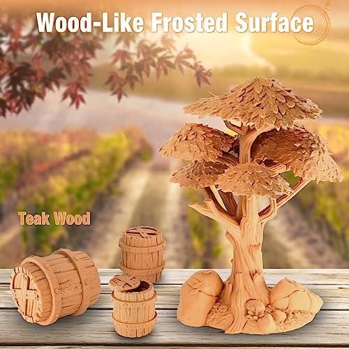 OVV3D Wood PLA Filament Bundle 1.75mm 200g 4 Pack Y521193