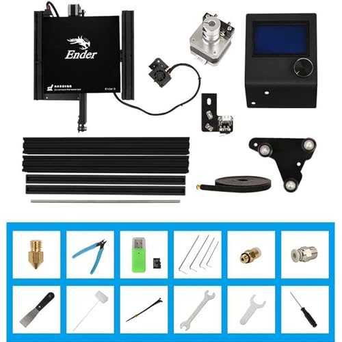 Creality Ender 3 3D Printer with Resume Printing, 8.66x8.66x9.84 inches Z505