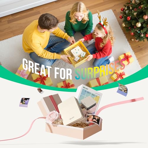 Nelko PP01 Portable Mini Photo Printer for iOS & Android, White Z15552