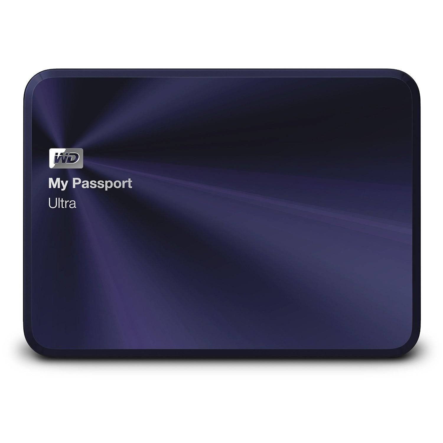 WD WDBEZW0030BBA-NESN My Passport Ultra Metal Edition 3tb USB 3.0 Portable Hard Drive Blue-Black - Megean