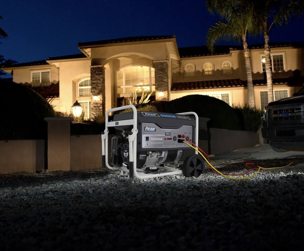 Pulsar 6,000 Peak Watt Gas-Powered Portable Generator N161