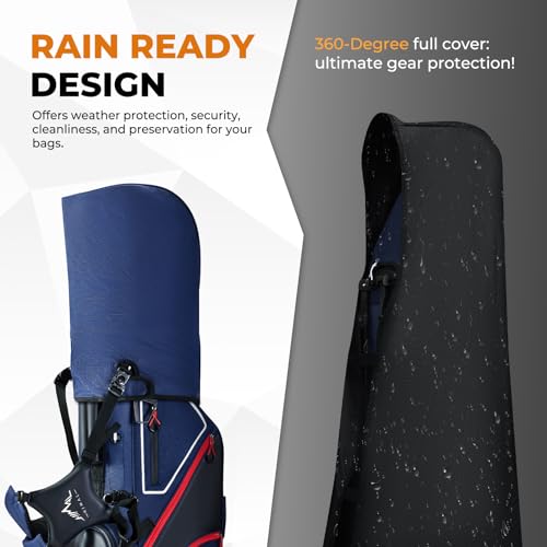 14 Way Dividers Golf Stand Bag Lightweight with Multiple Pockets E912707