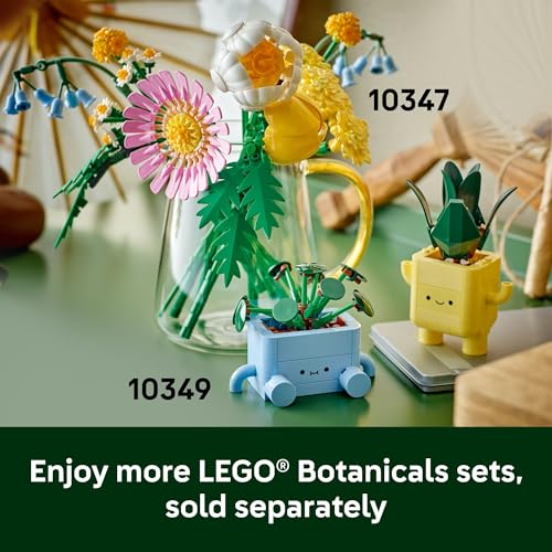 LEGO Botanicals Happy Plants Building Toys for Ages 9+ Q204