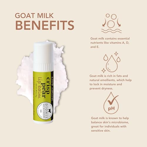 Dionis Goat Milk Lip Balm Ornament 6-Piece Variety Pack S6767