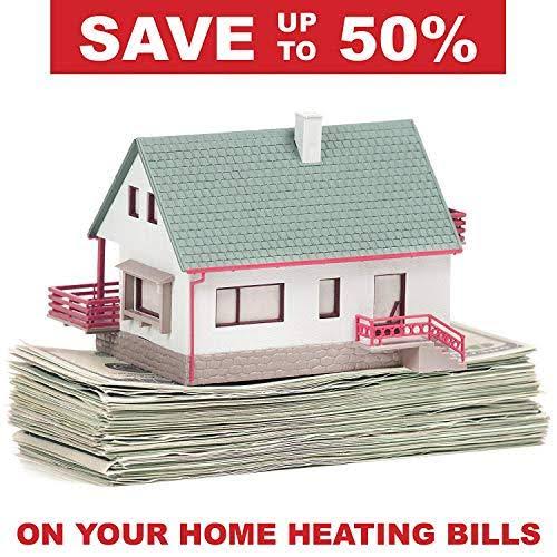 EconoHome Wall Mount Space Heater Panel with Thermostat, 600W K968