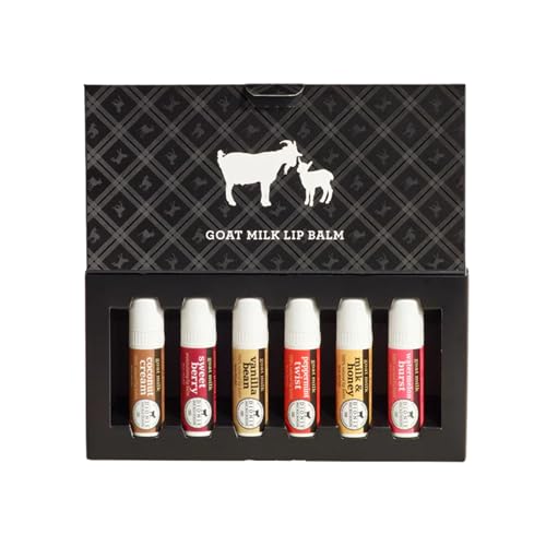 Dionis Goat Milk Lip Balm Ornament 6-Piece Variety Pack S6767