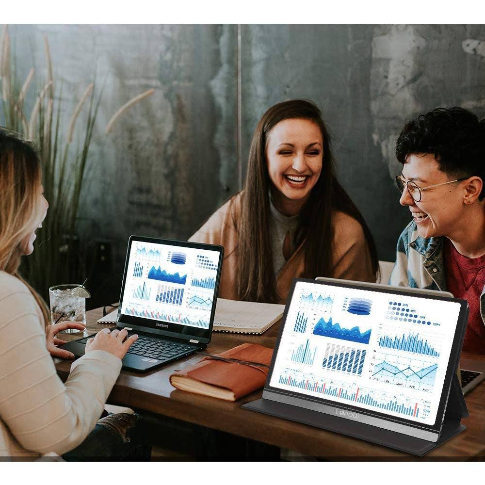 Lepow 15.6" Portable Monitor Full HD IPS Display L857