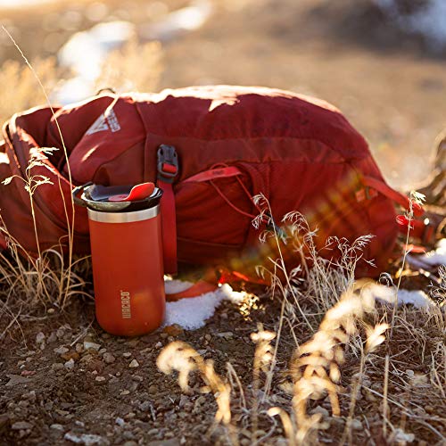 WACACO Octaroma Classico Vacuum Insulated Coffee Mug, Double-wall Stainless Steel, 6 fl oz, Carmine Red Z33030