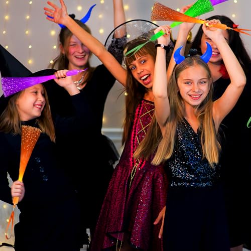 Christmas Fiber Optic Wand Party Favors for Kids, 12 Pack Glow Sticks Toys R421537