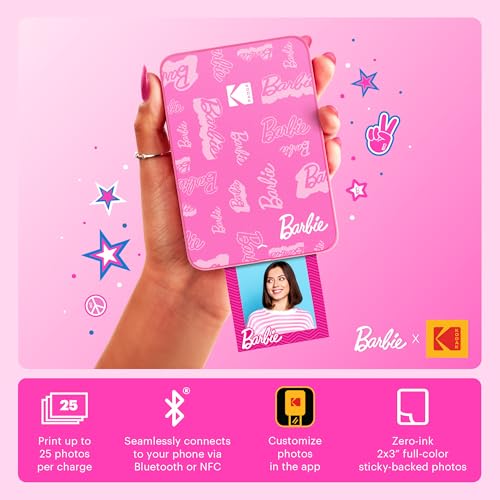 KODAK Step Instant Smartphone Photo Printer - Portable Wireless Zink 2x3" - White G38776