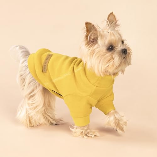 Fitwarm 3 Pack Classic Fleece Dog Sweater for Small Dogs, Medium D613