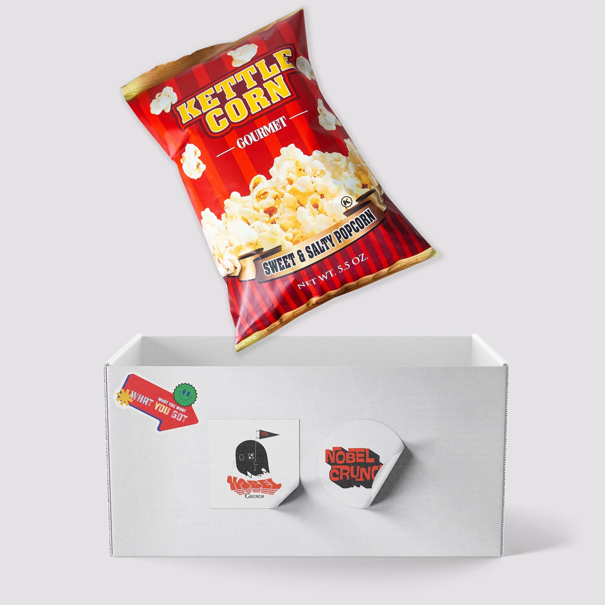 Utz Chocolate Covered Holiday Pretzels 3-Pack and Kettle Popcorn Bundle by Noblecrunch R834973