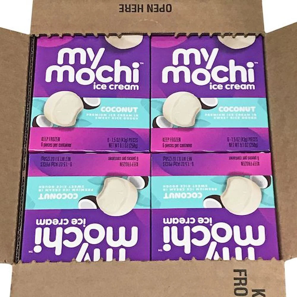 My Mochi Coconut Ice Cream, 9.1 oz (12 Pack) A341