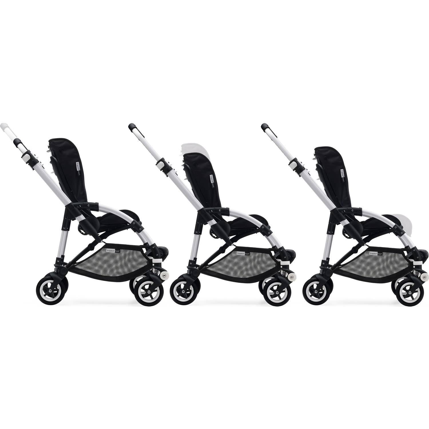 Bugaboo Bee5 Classic Complete Stroller - Black/Grey Melange L70829