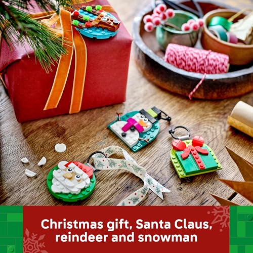 LEGO Christmas Ornament Selection Building Toys, Holiday Crafts for Kids Ages 6+ X24889