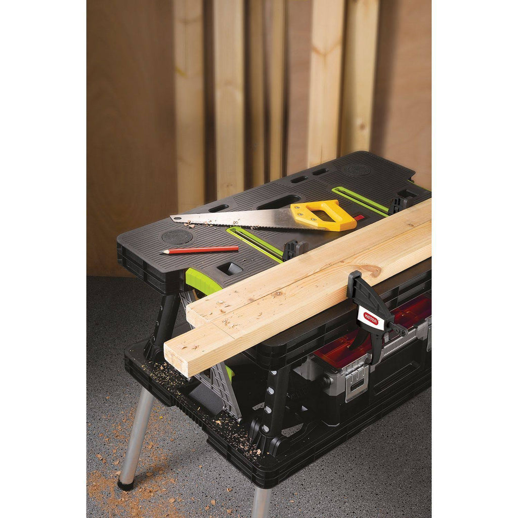Keter Compact Work Table Portable Folding Garage Workbench I5230