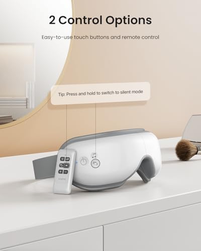 RENPHO Eye Massager with Heat and Compression, Eyeris 1 Sleep Mask R9979
