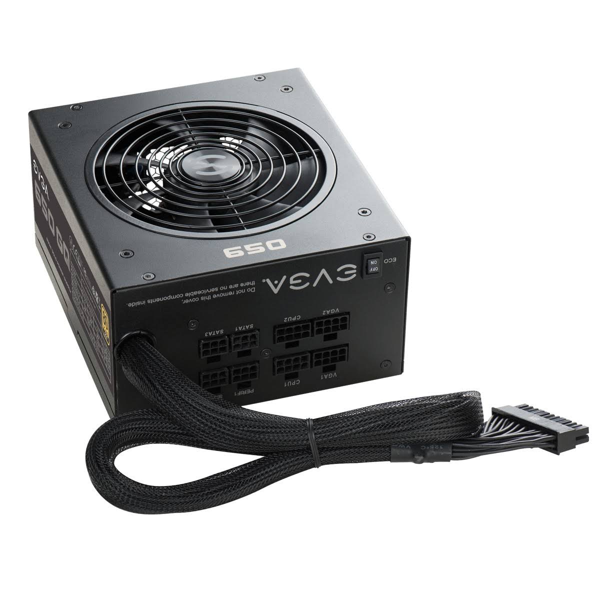 EVGA 650 GQ Power Supply Unit 650 W 24-Pin ATX Black - Megean