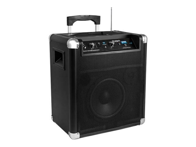 ION Audio BLOCK ROCKER BLUETOOTH - Speaker - for PA system - wireless - Bluetooth, NFC - 2-way - black - Megean