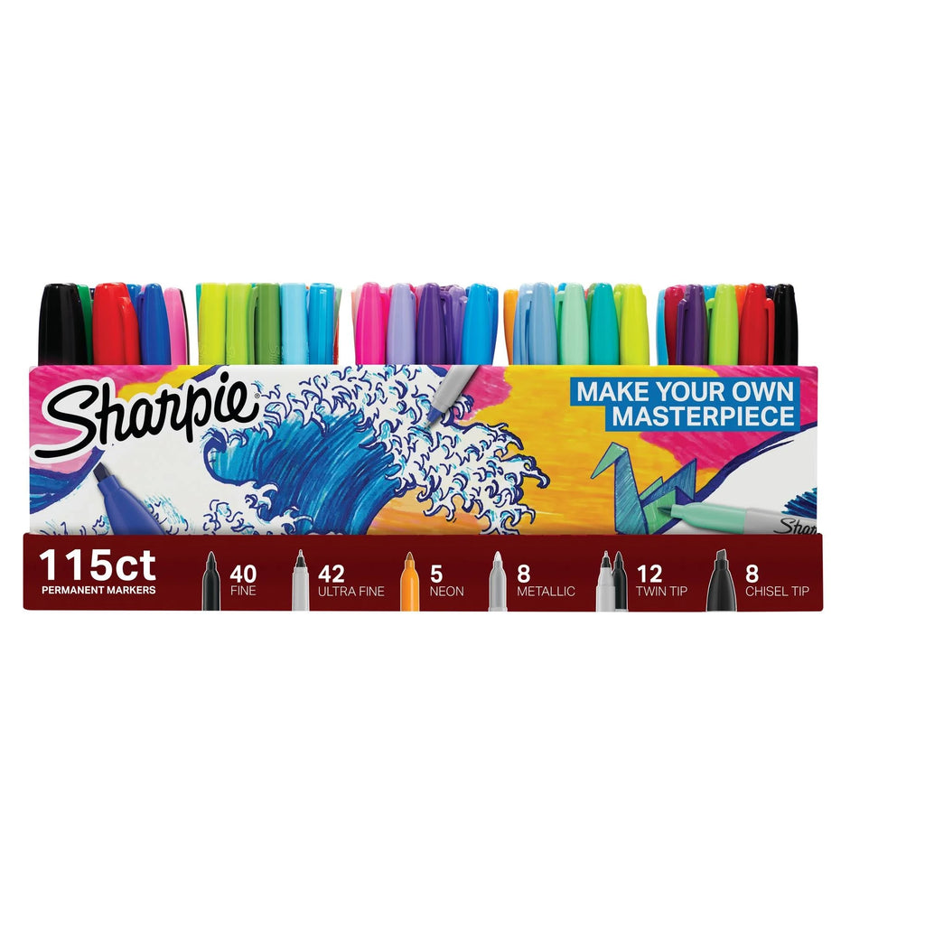 Sharpie Permanent Markers Ultimate Collection, 115 Count R962694
