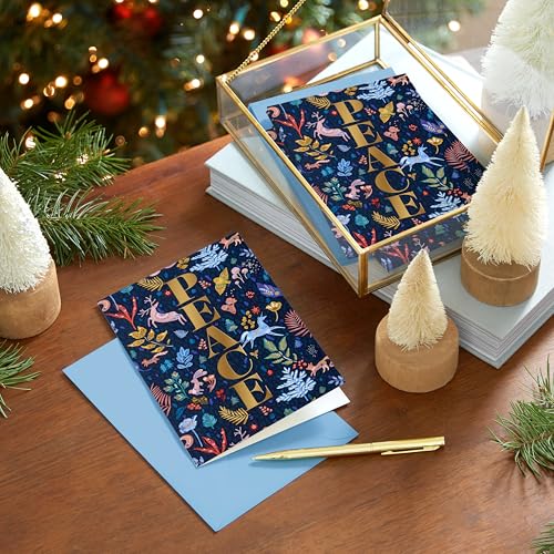 Hallmark Boxed Christmas Cards Joy to the World 40 Cards with Envelopes F938651