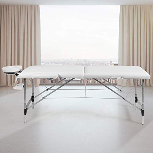 Giantex 84" Portable Massage Table with Face Cradle & Carry Case K306363