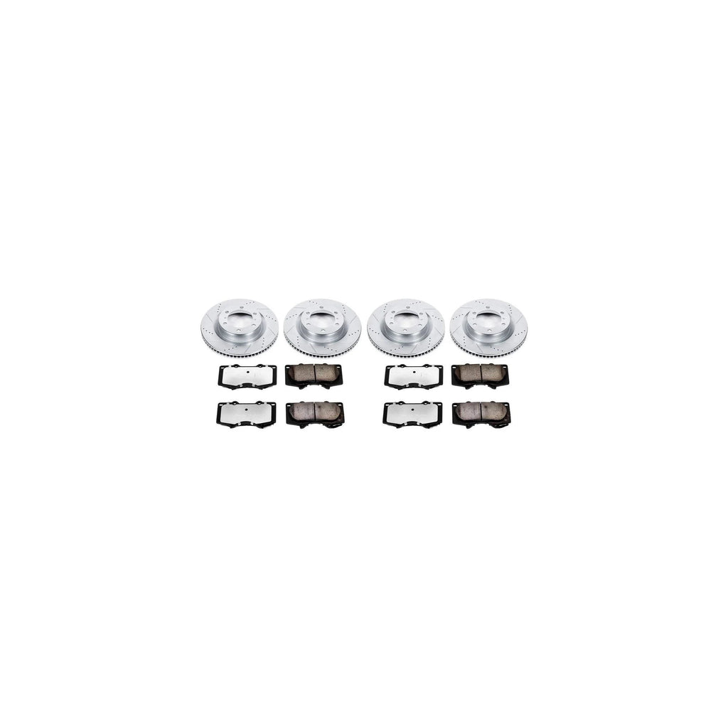Power Stop K6560-36 Z36 Front & Rear Truck and Tow Brake Kit V7674